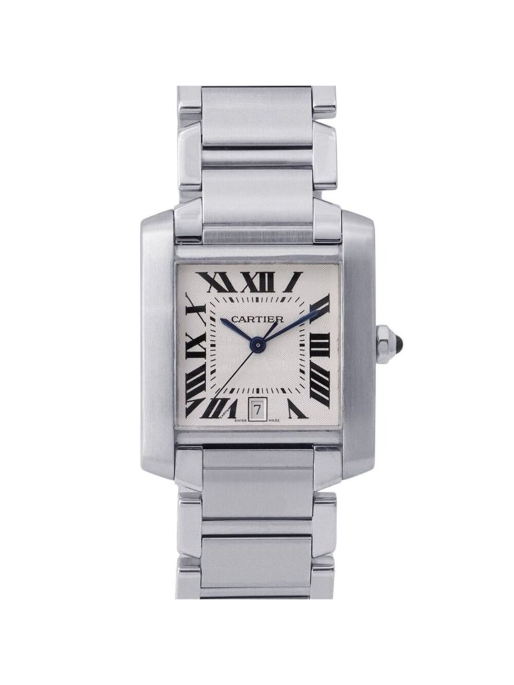 Cartier Tank Francaise LM Watch Silver Dial
